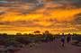 Sunrise along the base walk